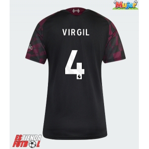 Liverpool Virgil van Dijk #4 Tercera Equipación Mujer 2026-27 Manga Corta